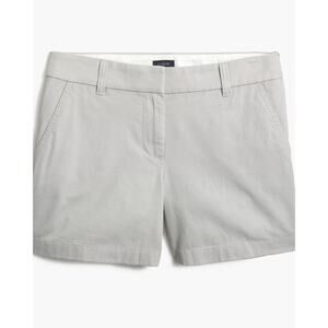 NWT J. Crew Factory 5" Classic Chino Short in Oyster Grey Size 10
